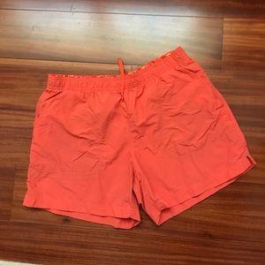 Orange Columbia shorts size medium